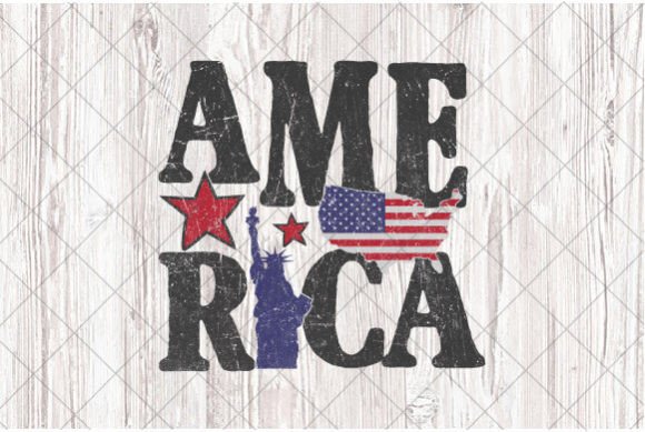 4th of July Retro Coquette Bow Graphic for T-Shirt Designs