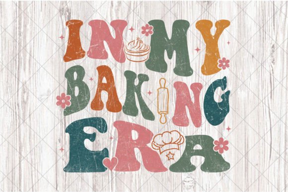 Baker Mom Gift PNG: Modern Graphics for T-Shirt Designs