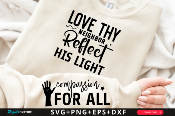Compassion for Sleeve Svg Design: A Graphic Review