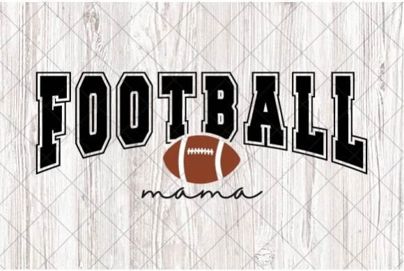 Football Mama PNG, Retro Varsity Mom SVG Graphics