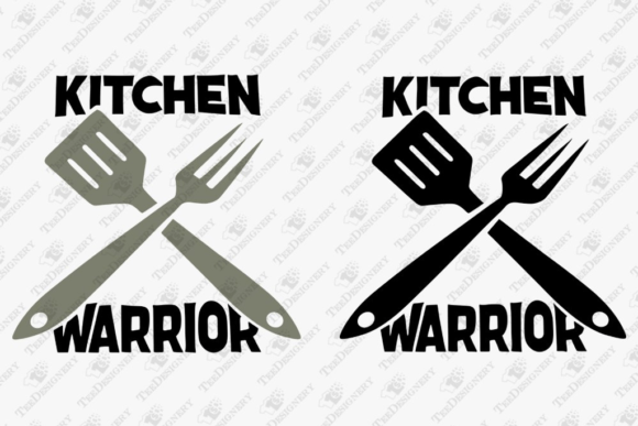 Kitchen Warrior Graphics for Bold T-Shirt Designs
