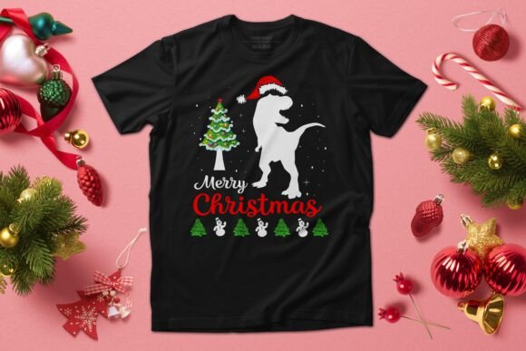 Merry Christmas Dinosaur Lover Design