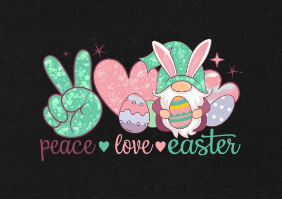 Peace Love Easter Graphics for T-Shirt Designs and Crafts