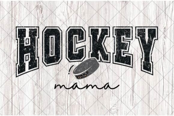 Retro Hockey Mom SVG, Hockey Mama PNG Graphics for T-Shirt Designs