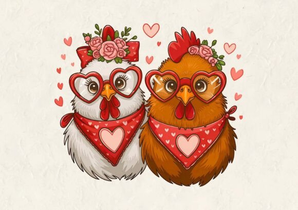 Sweet Chicken Graphics for T-Shirt Designs and Branding