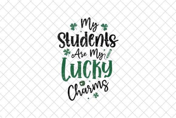 Teacher St Patricks Day SVG, Retro Lucky Graphics and T-Shirt Designs