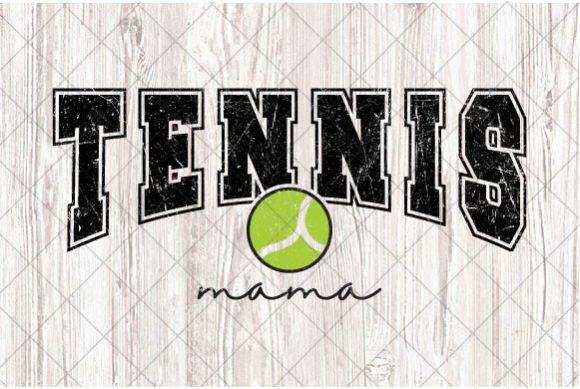 Tennis Mama PNG Design, SVG Varsity Mom Graphics